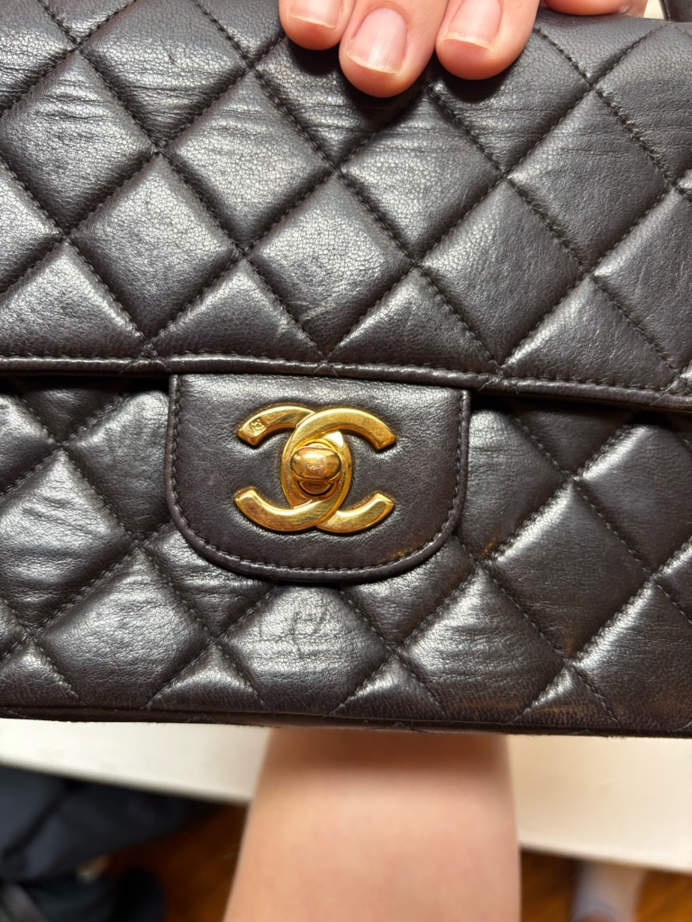 Vintage Chanel Kelly Top Handle Flap Bag - Picture 6 of 14